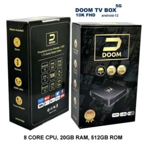 DOOM Android TV BOX 20GB RAM